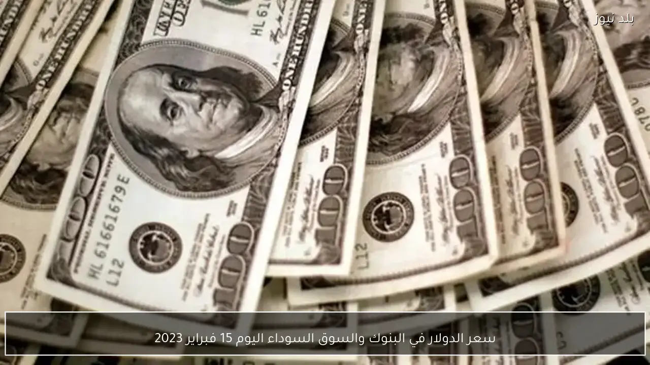 سعر الدولار في البنوك والسوق السوداء اليوم 15 فبراير 2023