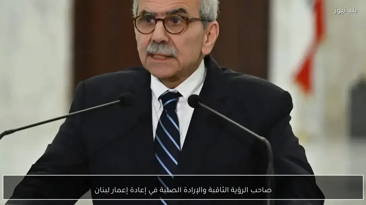 صاحب الرؤية الثاقبة والإرادة الصلبة في إعادة إعمار لبنان