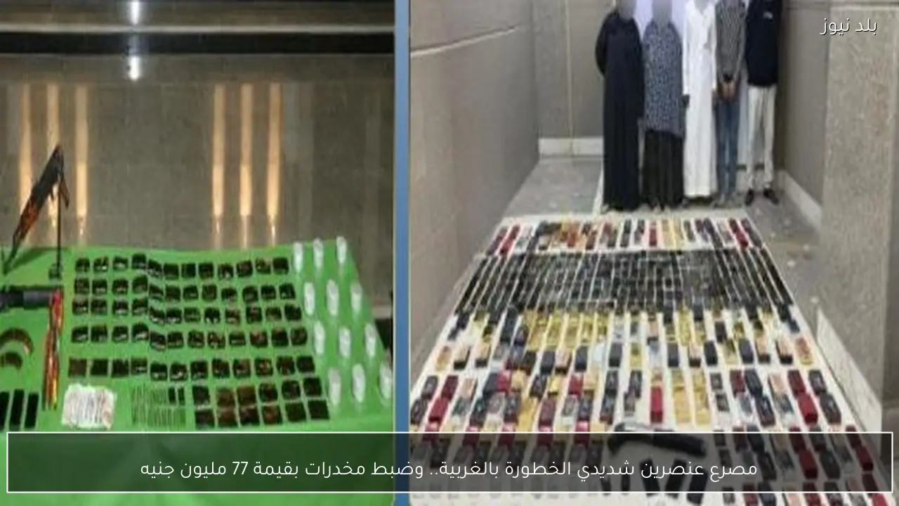 مصرع عنصرين شديدي الخطورة بالغربية.. وضبط مخدرات بقيمة 77 مليون جنيه