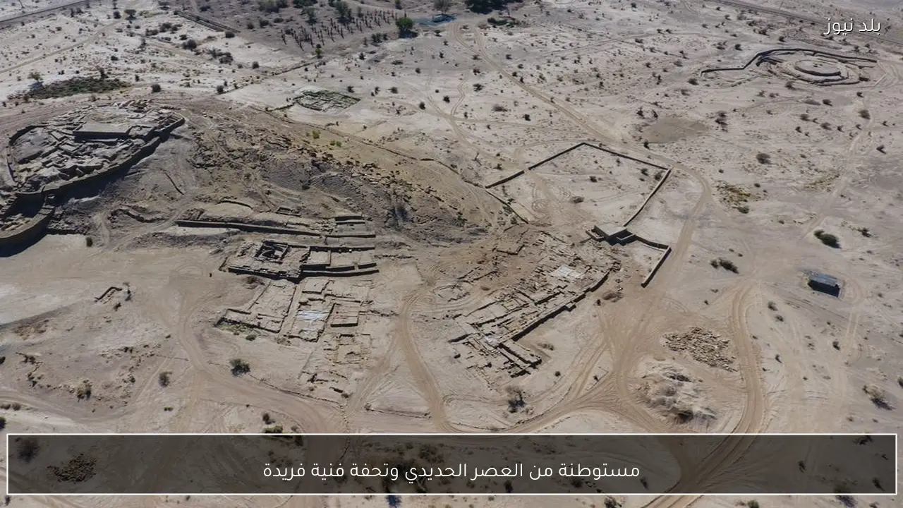 مستوطنة من العصر الحديدي وتحفة فنية فريدة