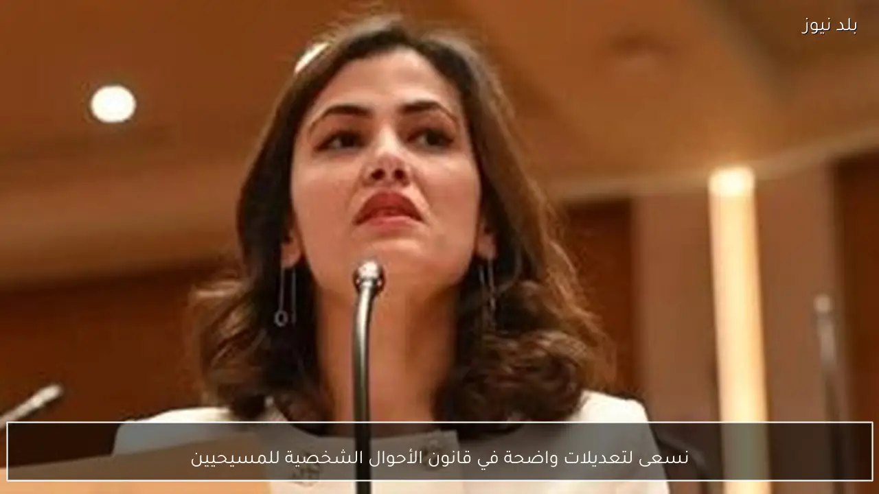 نسعى لتعديلات واضحة في قانون الأحوال الشخصية للمسيحيين