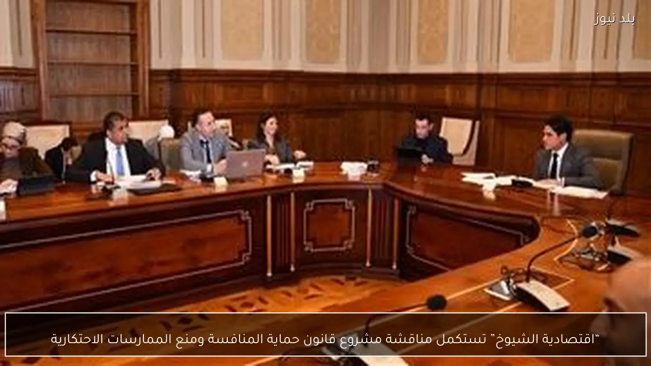 “اقتصادية الشيوخ” تستكمل مناقشة مشروع قانون حماية المنافسة ومنع الممارسات الاحتكارية