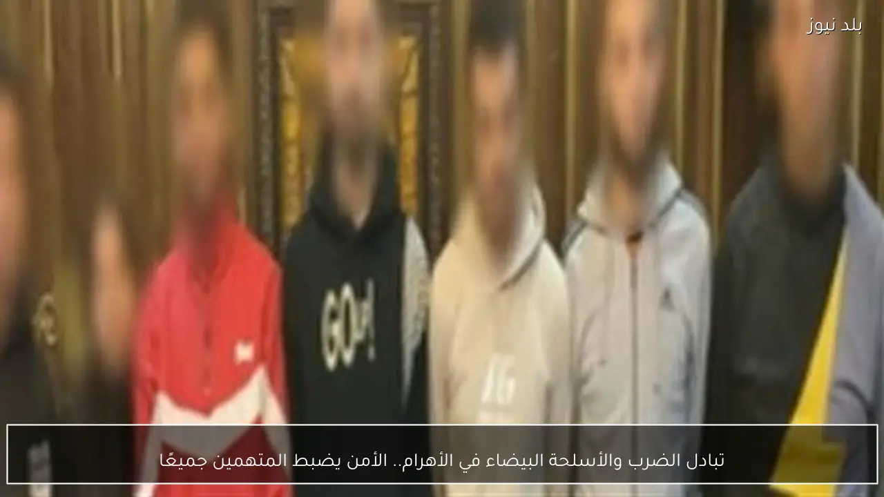 تبادل الضرب والأسلحة البيضاء في الأهرام.. الأمن يضبط المتهمين جميعًا