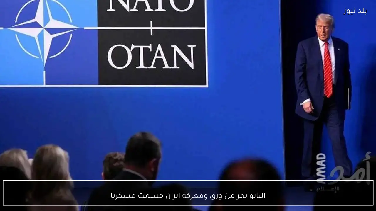 الناتو نمر من ورق ومعركة إيران حسمت عسكريا
