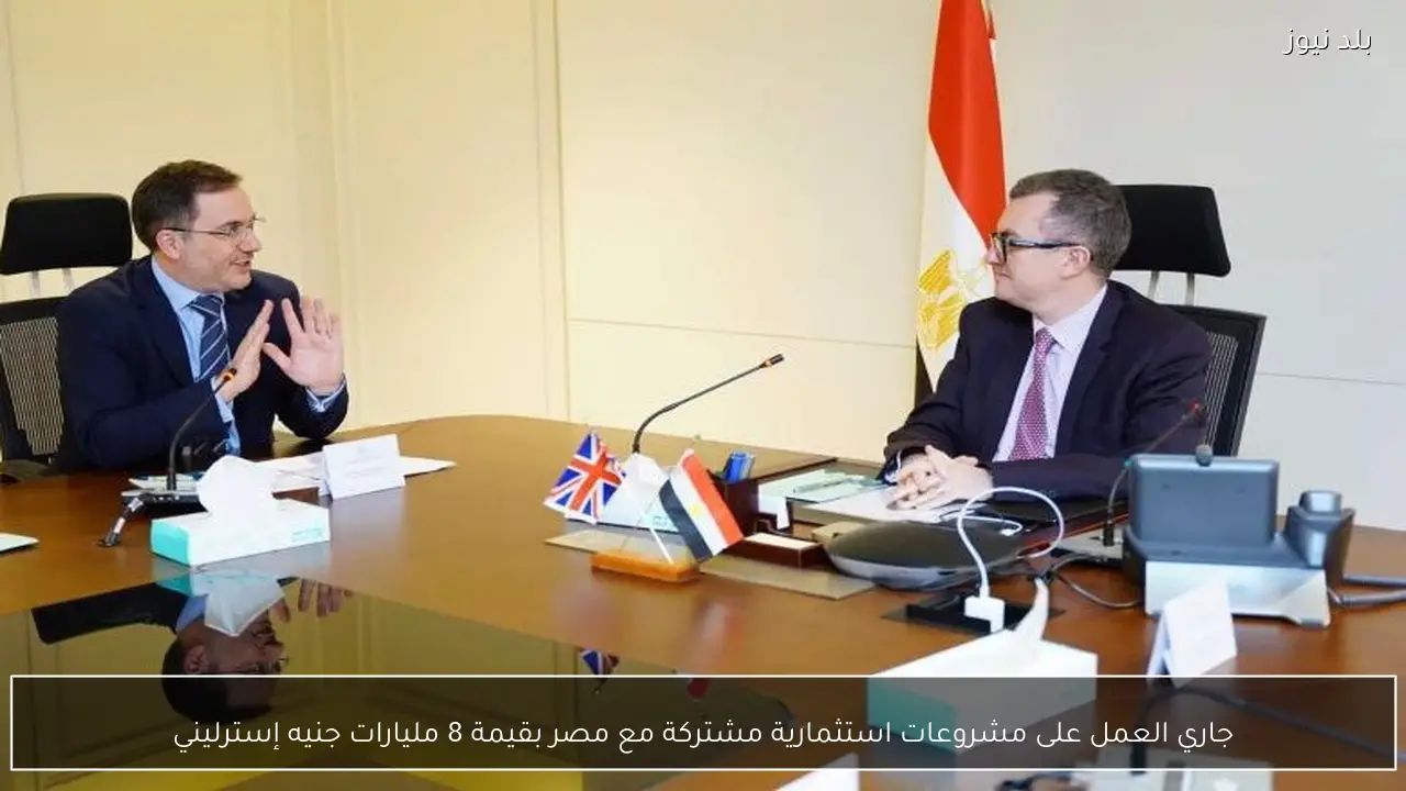 جاري العمل على مشروعات استثمارية مشتركة مع مصر بقيمة 8 مليارات جنيه إسترليني