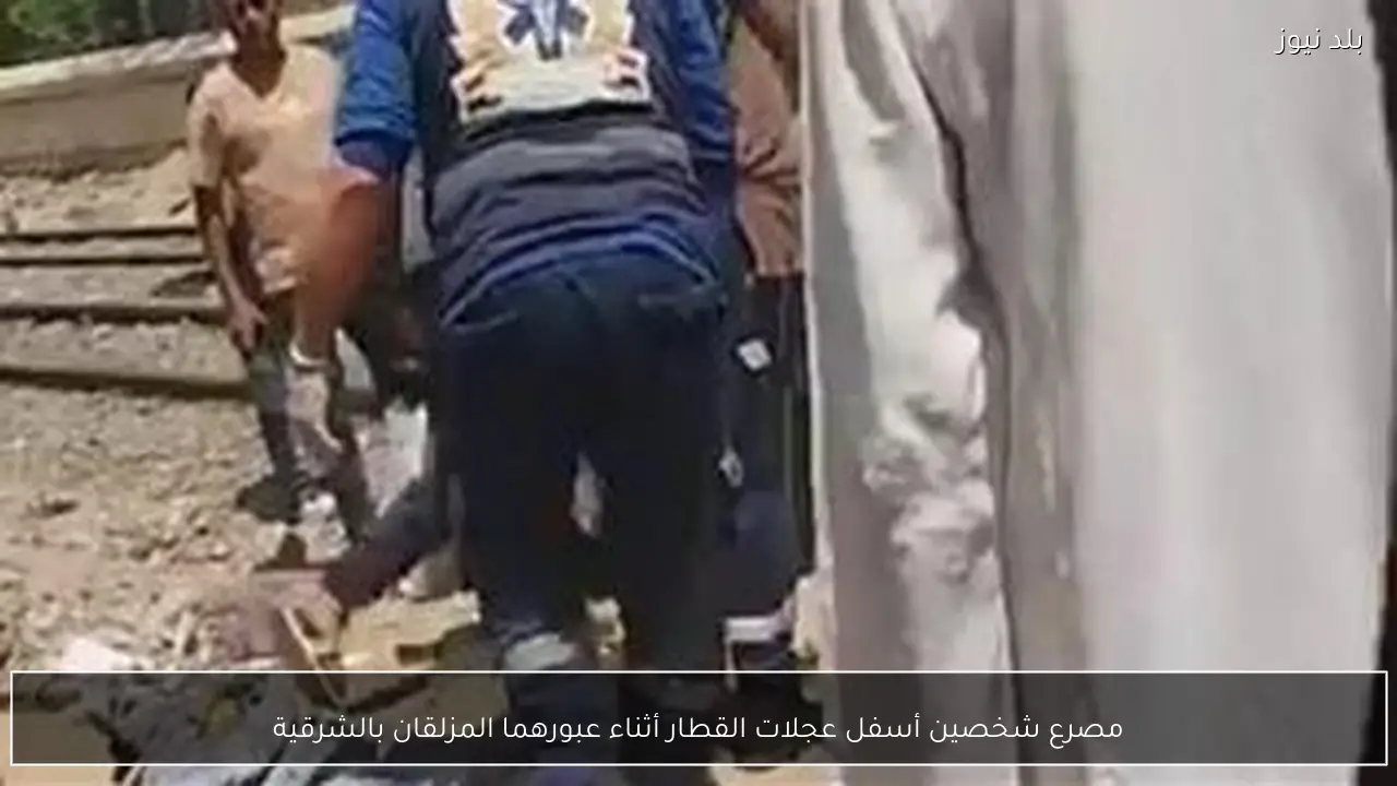 مصرع شخصين أسفل عجلات القطار أثناء عبورهما المزلقان بالشرقية