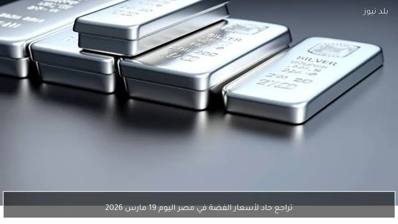 تراجع حاد لأسعار الفضة في مصر اليوم 19 مارس 2026