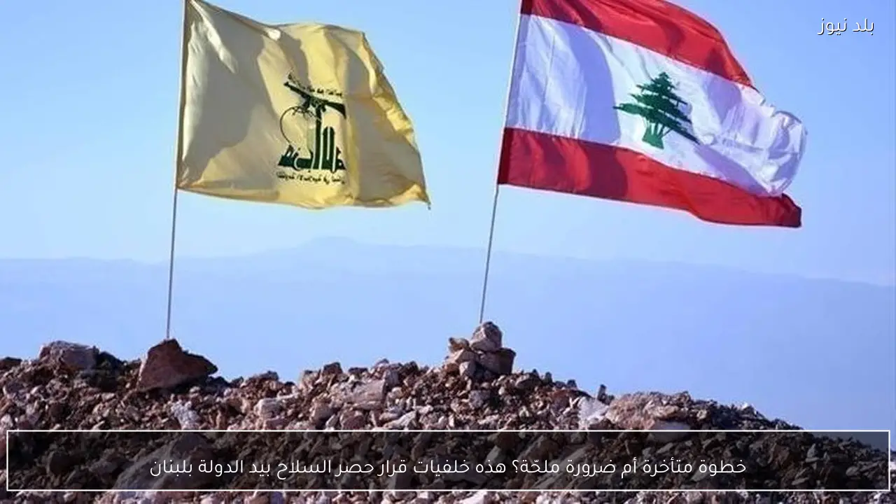 خطوة متأخرة أم ضرورة ملحّة؟ هذه خلفيات قرار حصر السلاح بيد الدولة بلبنان