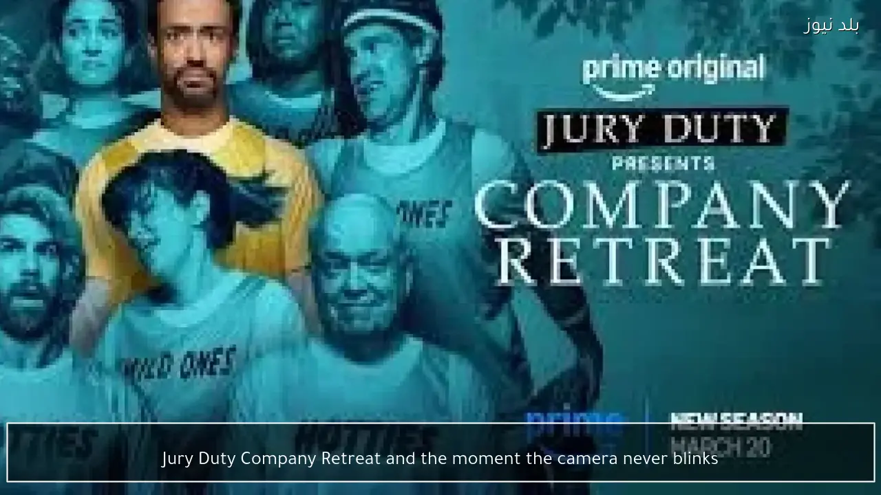 Jury Duty Company Retreat and the moment the camera never blinks