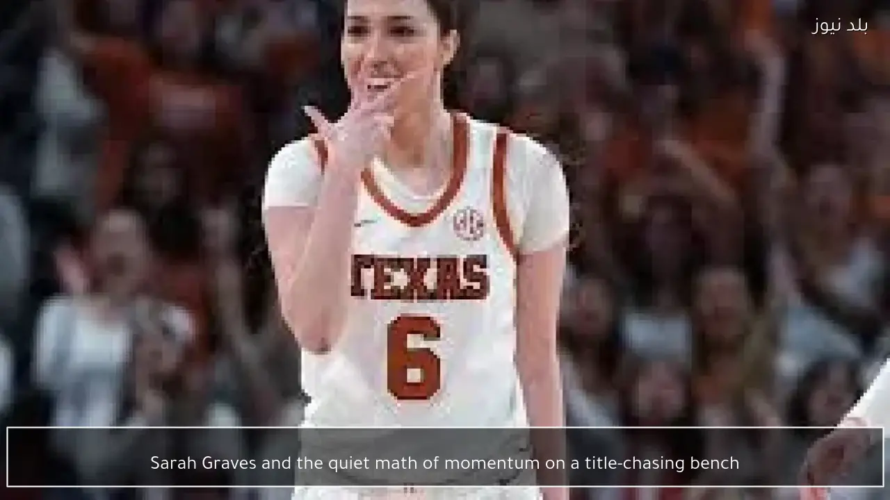 Sarah Graves and the quiet math of momentum on a title-chasing bench