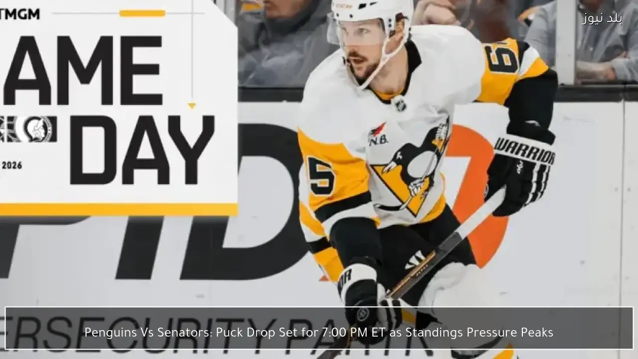 Penguins Vs Senators: Puck Drop Set for 7:00 PM ET as Standings Pressure Peaks