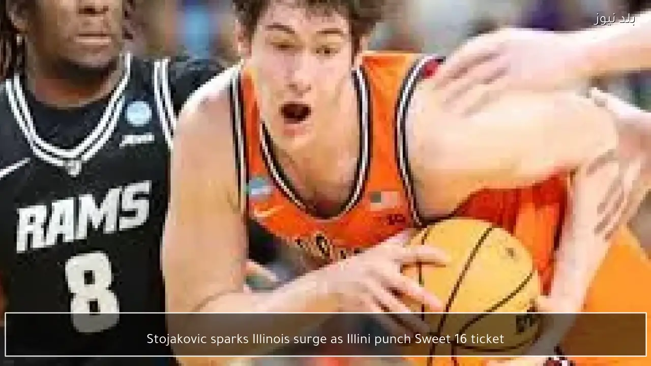 Stojakovic sparks Illinois surge as Illini punch Sweet 16 ticket