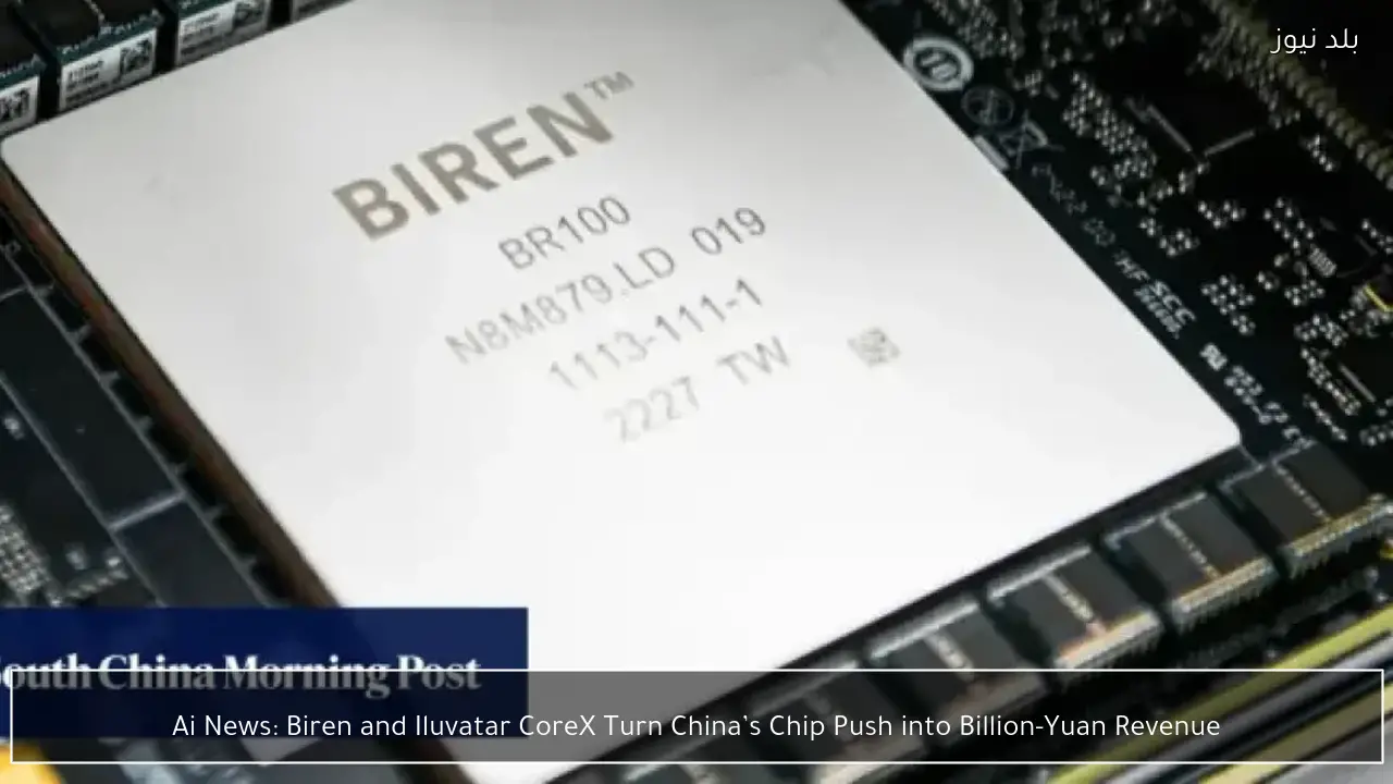 Ai News: Biren and Iluvatar CoreX Turn China’s Chip Push into Billion-Yuan Revenue