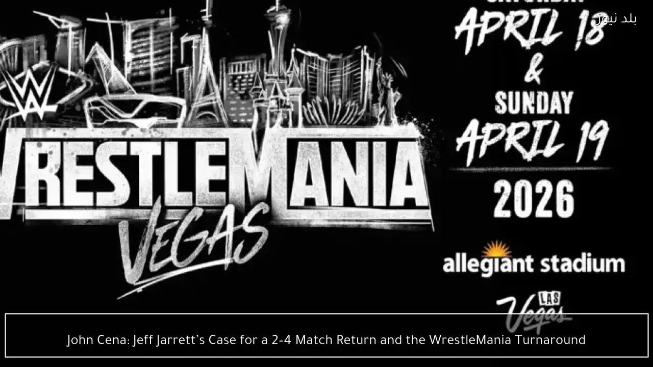 John Cena: Jeff Jarrett’s Case for a 2–4 Match Return and the WrestleMania Turnaround