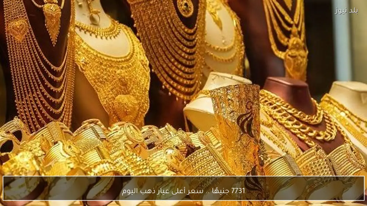 7731 جنيهًا .. سعر أعلى عيار ذهب اليوم