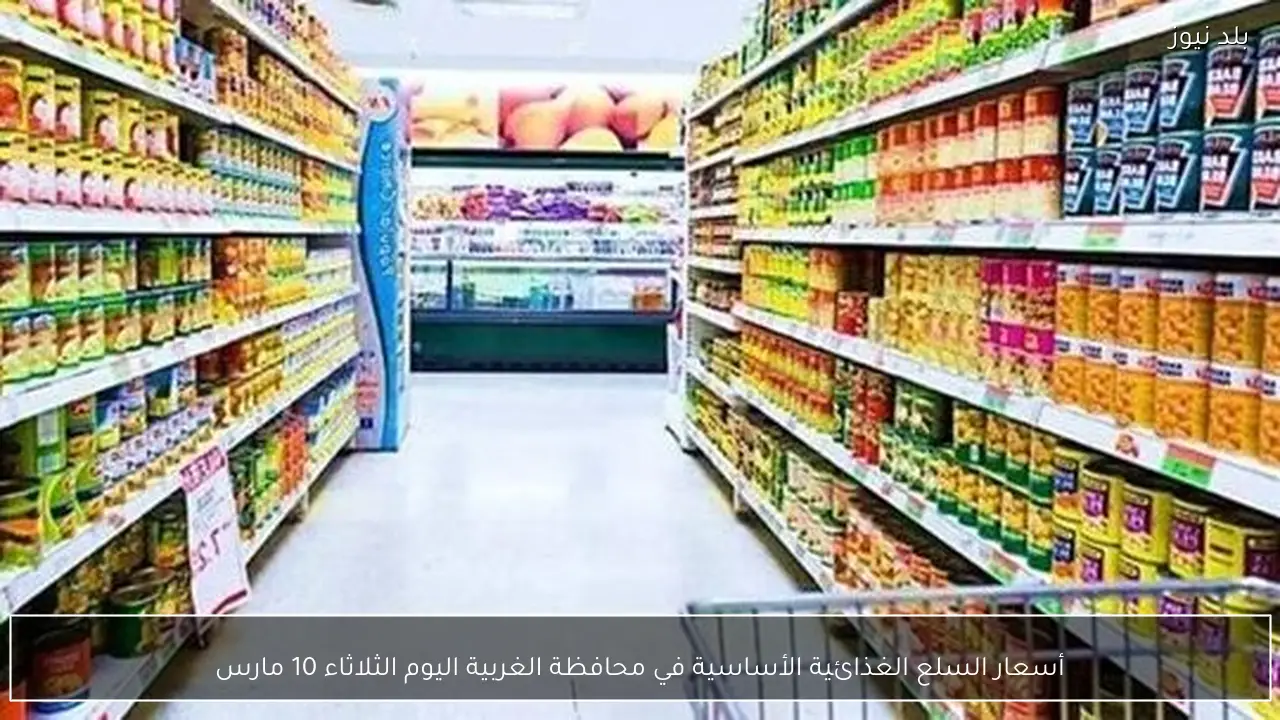 أسعار السلع الغذائية الأساسية في محافظة الغربية اليوم الثلاثاء 10 مارس