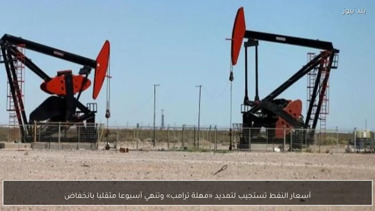 أسعار النفط تستجيب لتمديد «مهلة ترامب» وتنهي أسبوعا متقلبا بانخفاض