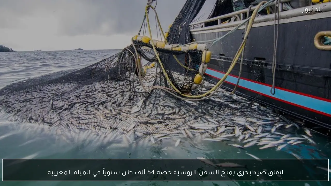 اتفاق صيد بحري يمنح السفن الروسية حصة 54 ألف طن سنوياً في المياه المغربية