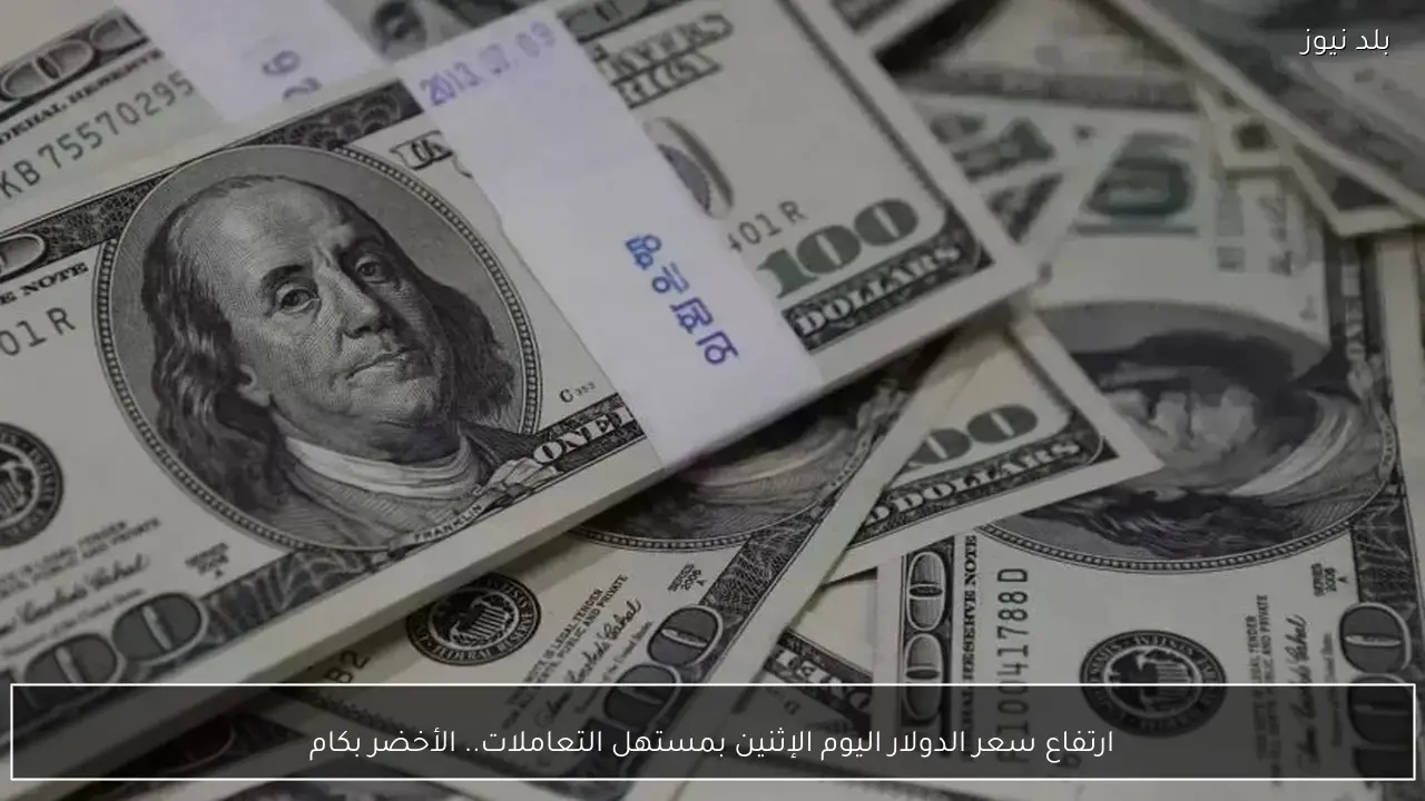 ارتفاع سعر الدولار اليوم الإثنين بمستهل التعاملات.. الأخضر بكام