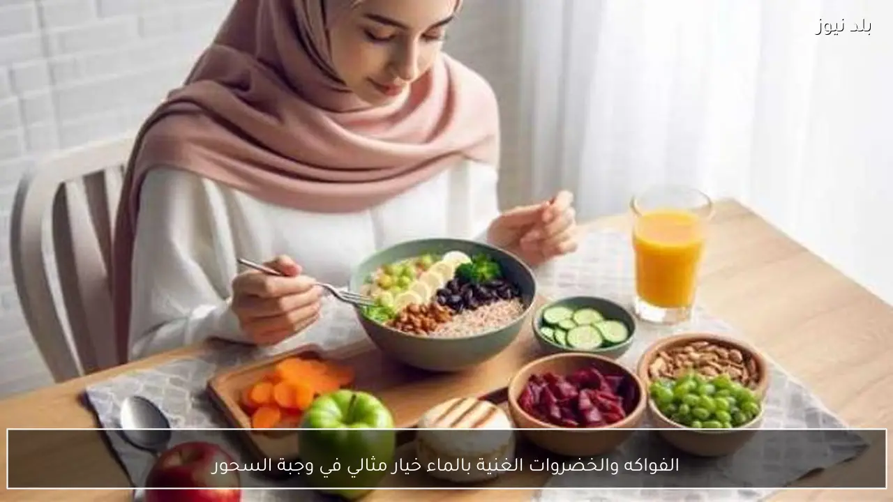 الفواكه والخضروات الغنية بالماء خيار مثالي في وجبة السحور