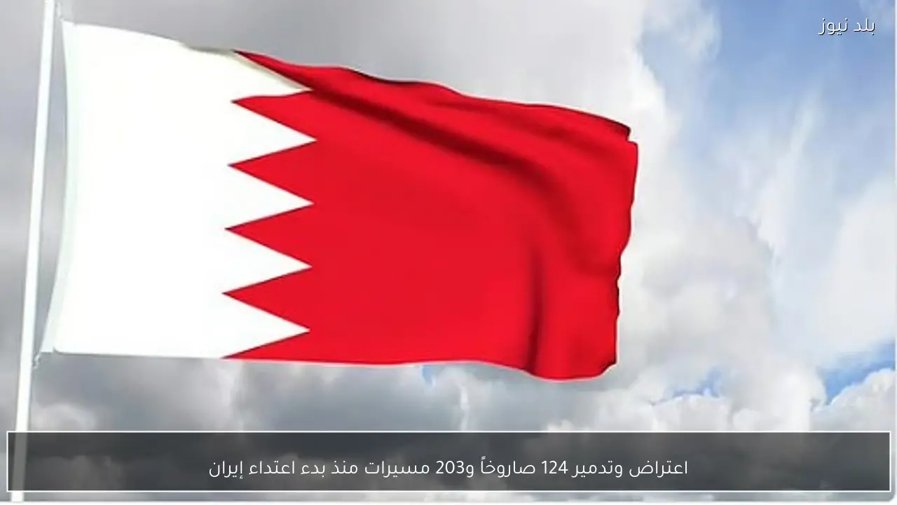 اعتراض وتدمير 124 صاروخاً و203 مسيرات منذ بدء اعتداء إيران