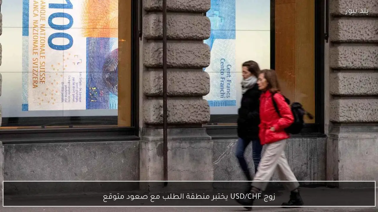 زوج USD/CHF يختبر منطقة الطلب مع صعود متوقع
