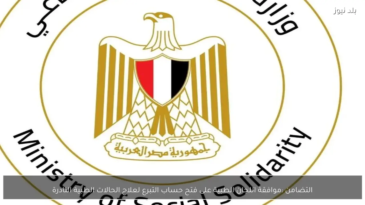 التضامن :موافقة اللجان الطبية على فتح حساب التبرع لعلاج الحالات الطبية النادرة