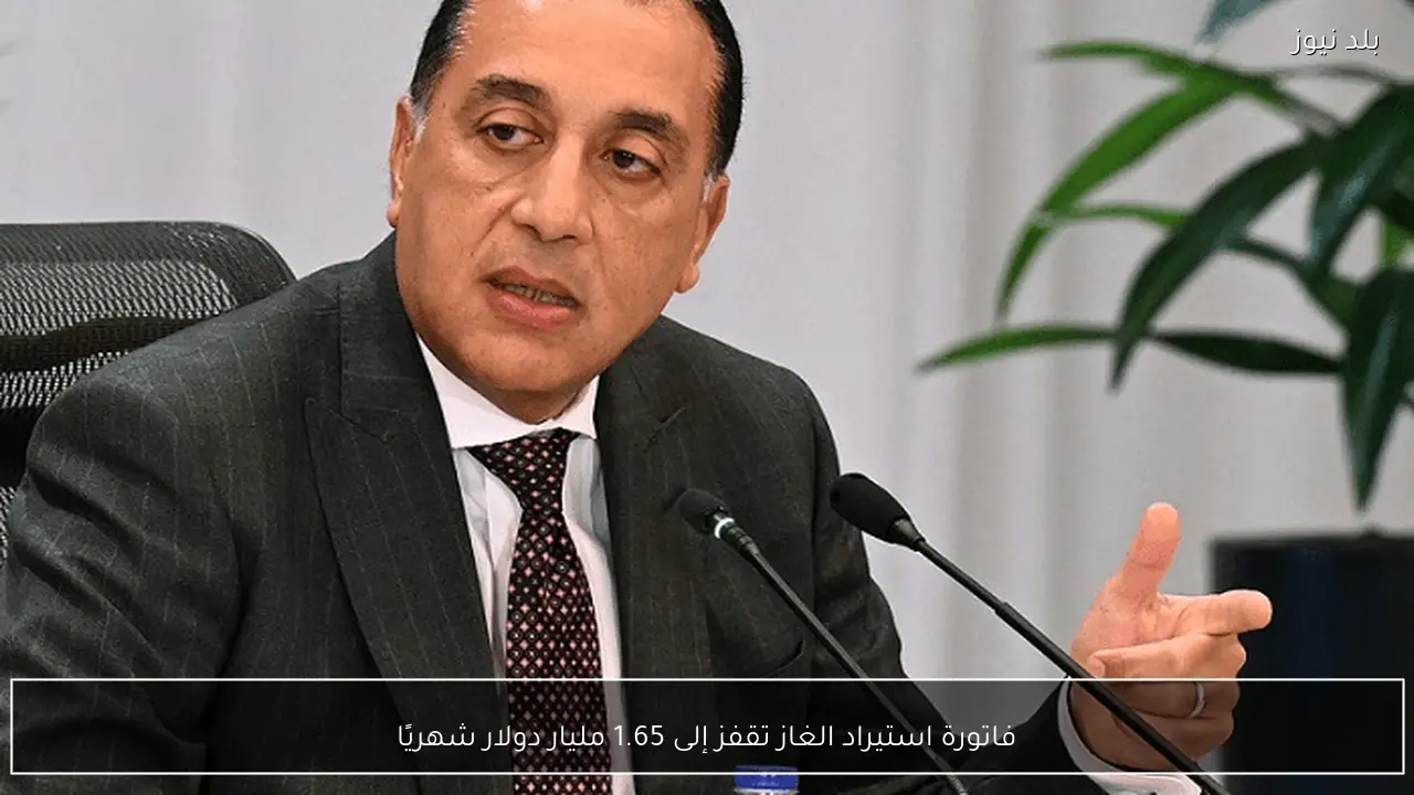 فاتورة استيراد الغاز تقفز إلى 1.65 مليار دولار شهريًا