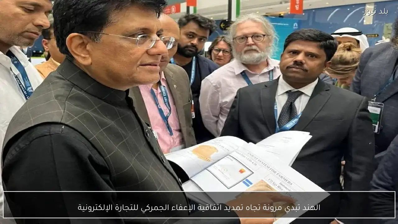 الهند تبدي مرونة تجاه تمديد اتفاقية الإعفاء الجمركي للتجارة الإلكترونية