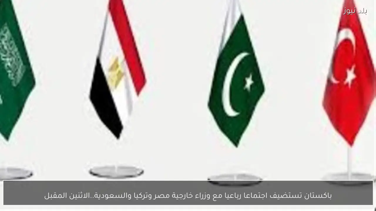 باكستان تستضيف اجتماعا رباعيا مع وزراء خارجية مصر وتركيا والسعودية..الاثنين المقبل