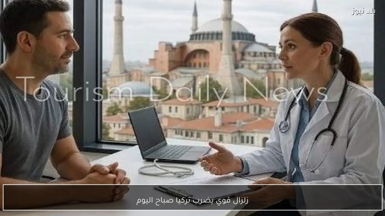 زلزال قوي يضرب تركيا صباح اليوم