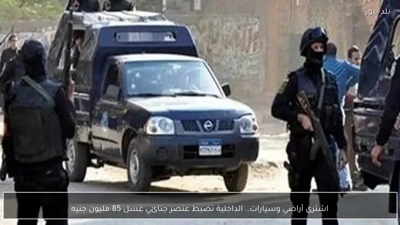 اشترى أراضي وسيارات.. الداخلية تضبط عنصر جنائي غسل 85 مليون جنيه