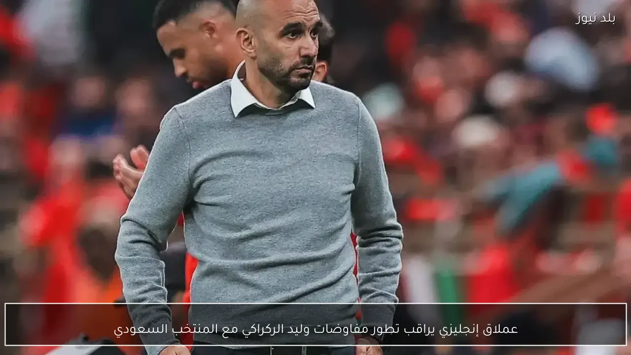 عملاق إنجليزي يراقب تطور مفاوضات وليد الركراكي مع المنتخب السعودي