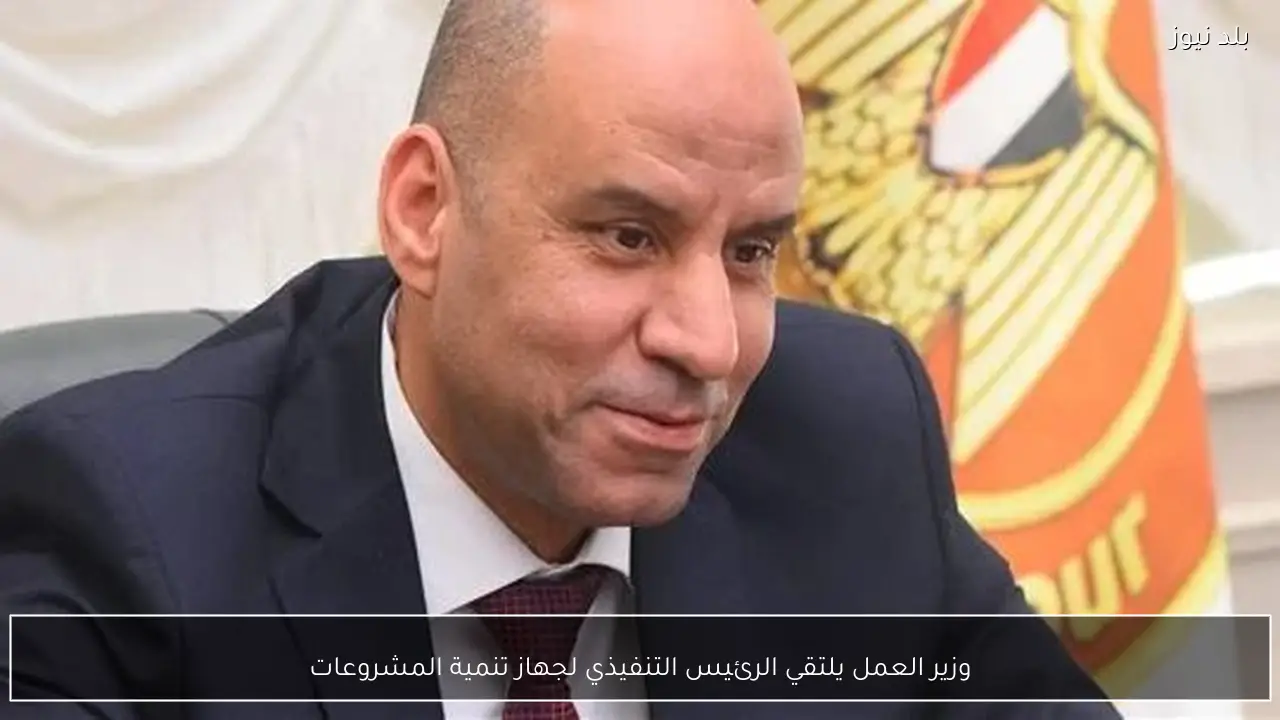 وزير العمل يلتقي الرئيس التنفيذي لجهاز تنمية المشروعات