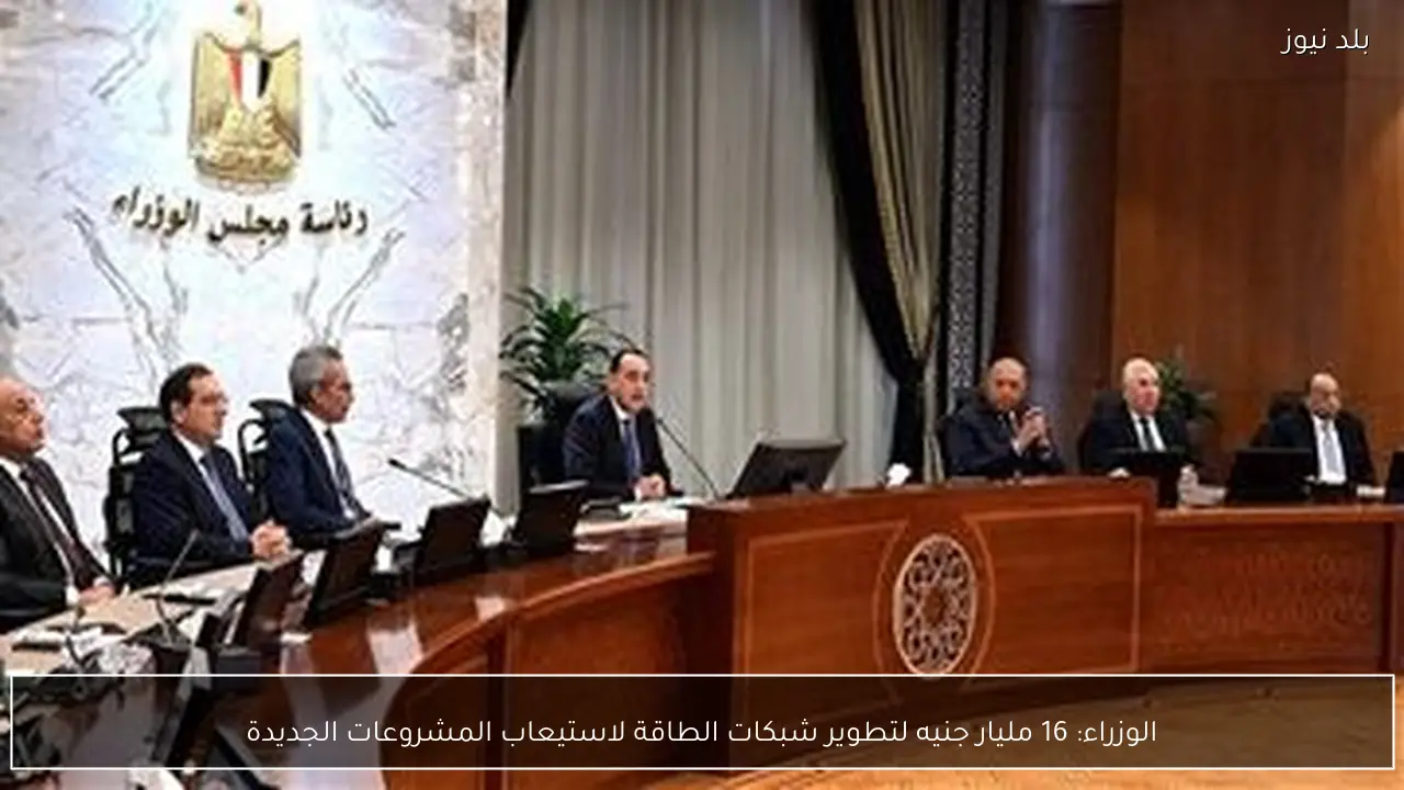الوزراء: 16 مليار جنيه لتطوير شبكات الطاقة لاستيعاب المشروعات الجديدة