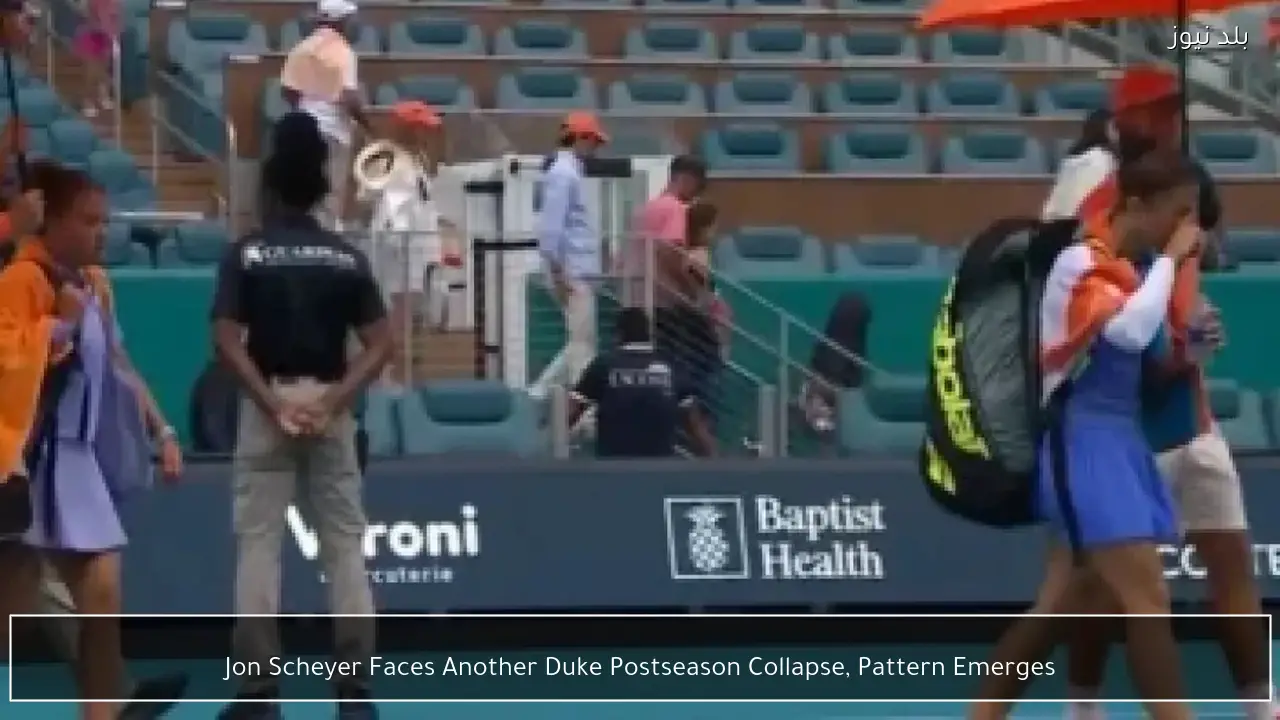 Jon Scheyer Faces Another Duke Postseason Collapse, Pattern Emerges