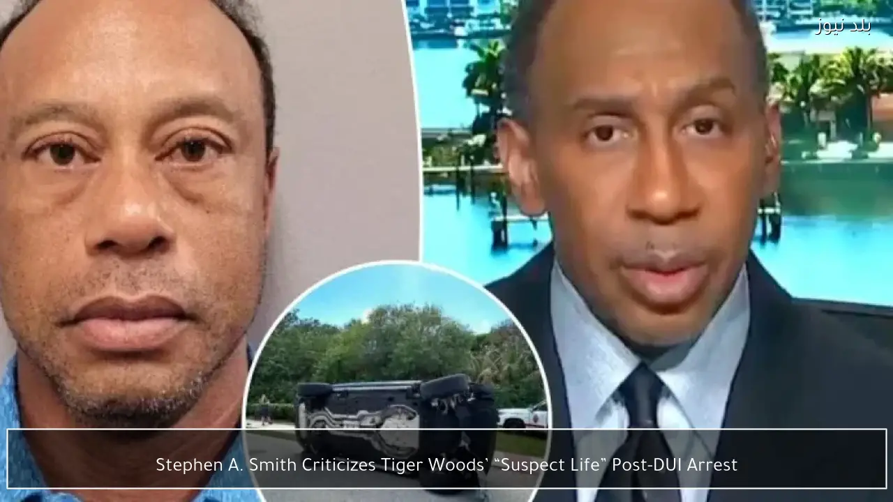 Stephen A. Smith Criticizes Tiger Woods’ “Suspect Life” Post-DUI Arrest